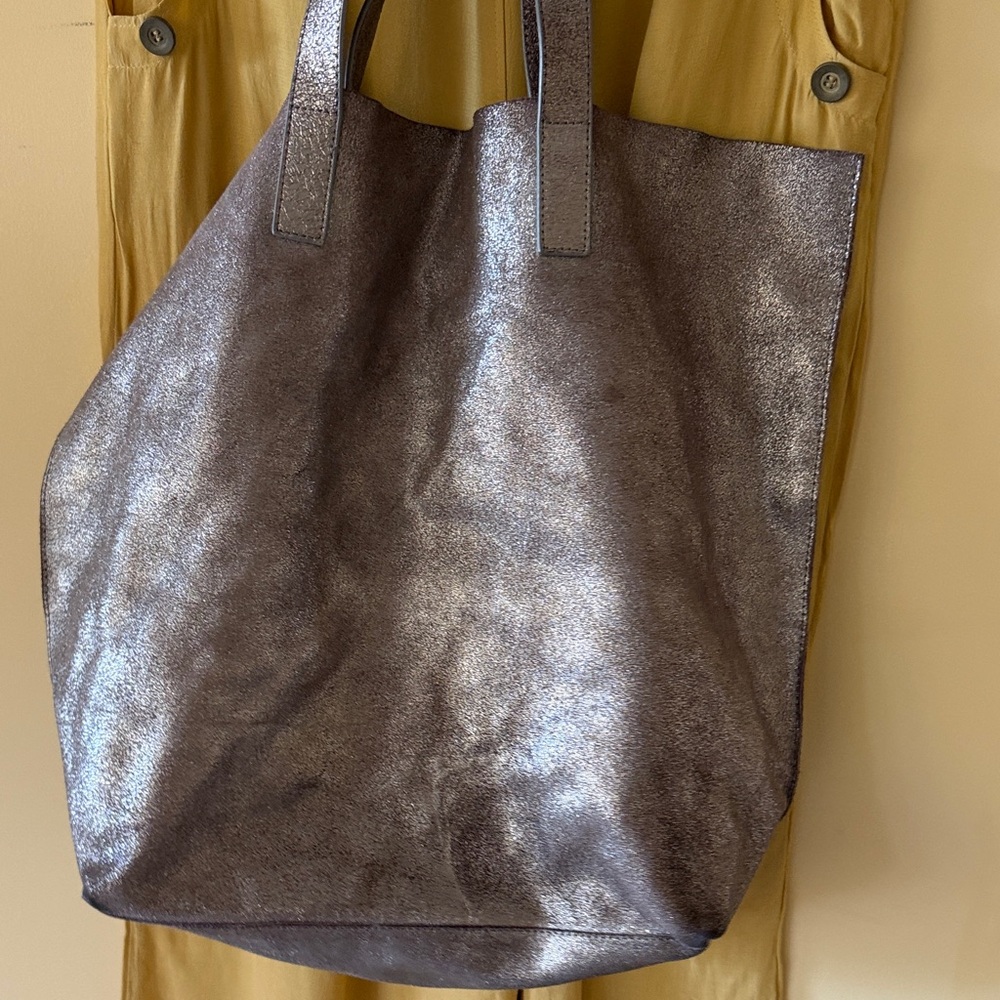 Elegant Metallic Tote Bag